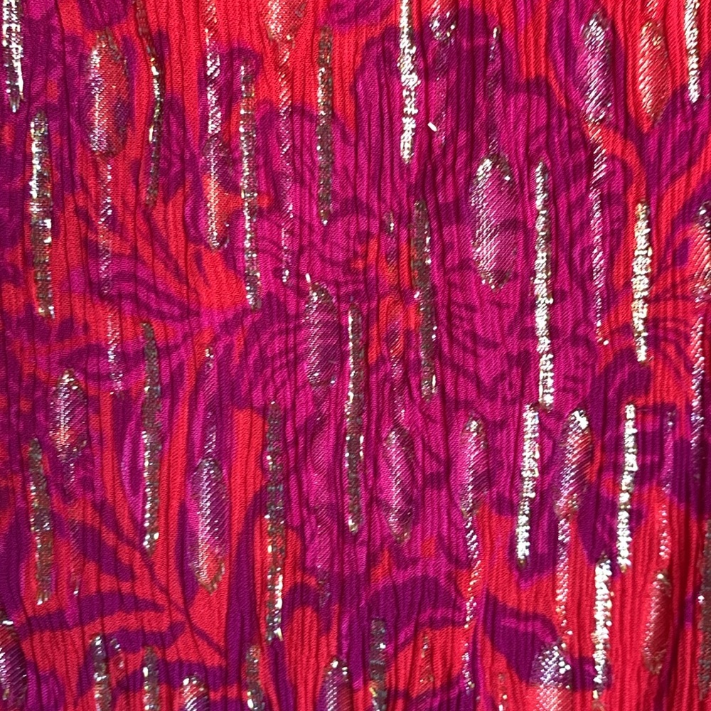 Runs small Lilly Pulitzer blouse womens size 14 elegant preppy floral event - Picture 9 of 12